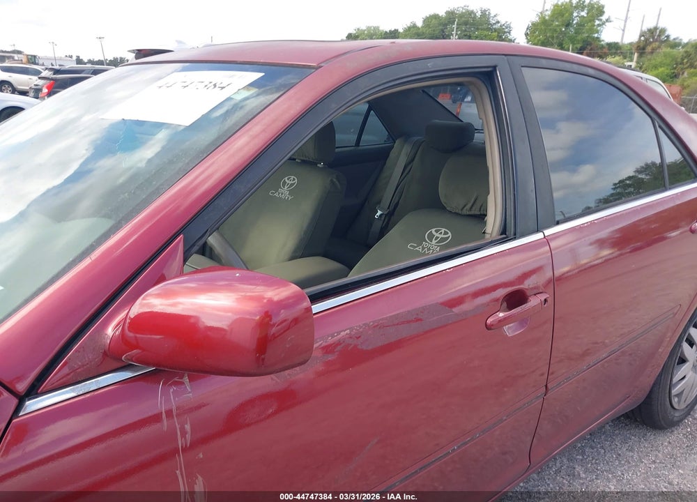 2002 TOYOTA CAMRY XLE VIN: 4T1BE32K62U065694