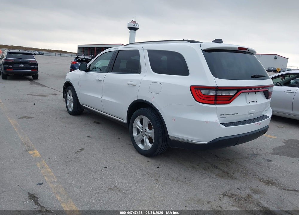 2015 DODGE DURANGO SXT VIN: 1C4RDJAG6FC843169