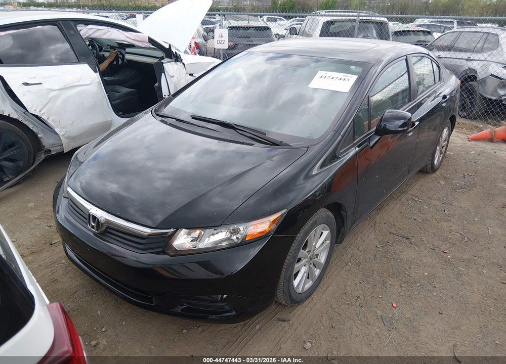 2012 HONDA CIVIC EX VIN: 19XFB2F83CE341921