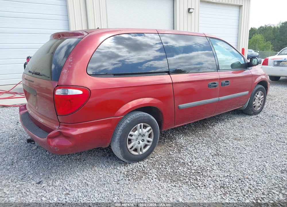 2007 DODGE GRAND CARAVAN SE VIN: 1D4GP24R77B158786