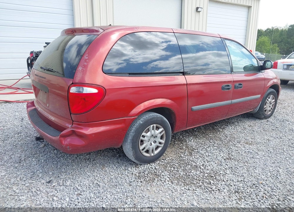 2007 DODGE GRAND CARAVAN SE VIN: 1D4GP24R77B158786