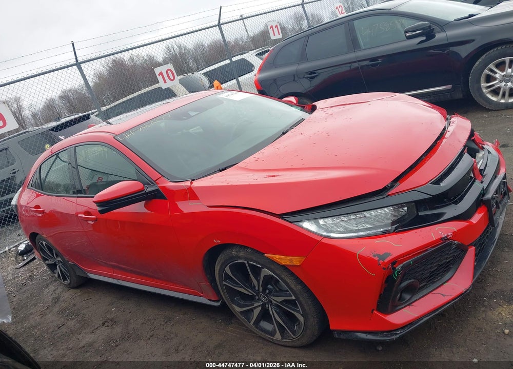 2019 HONDA CIVIC SPORT TOURING VIN: SHHFK7H90KU421378