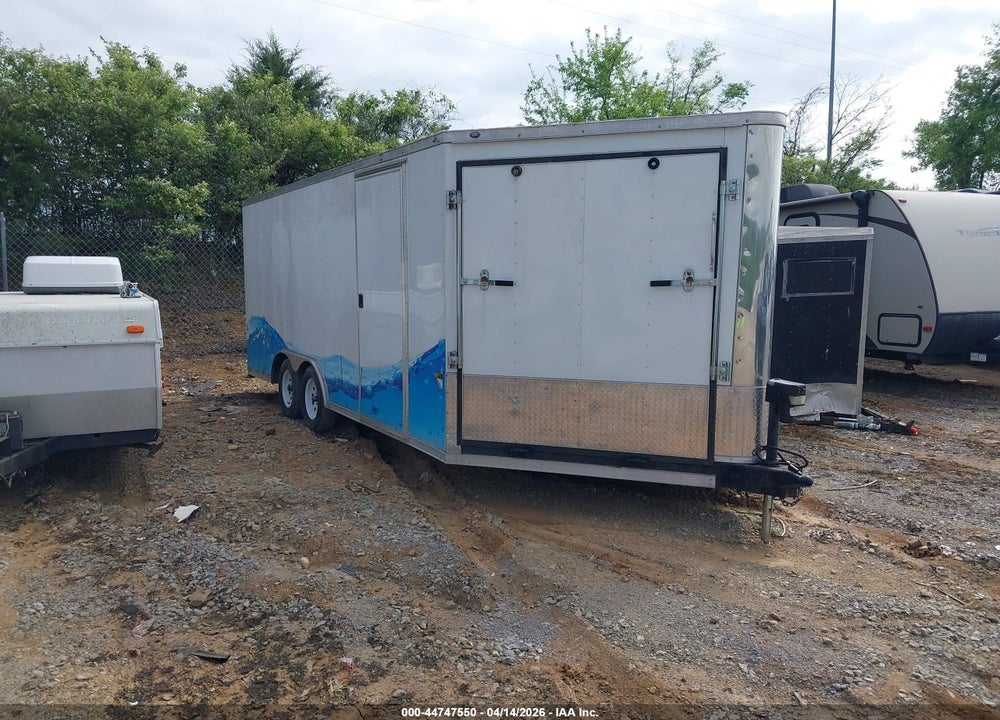 2018 ROCK SOLID CARGO ENCLOSED DUAL AXLE TRAILER VIN: 7H2BE182XJD001628
