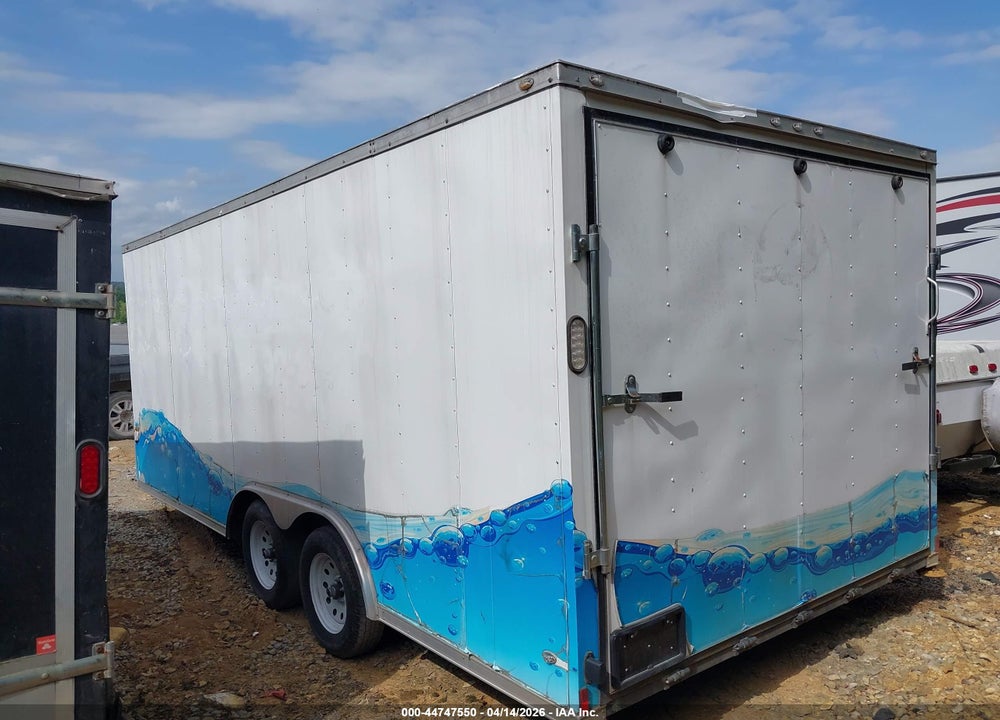 2018 ROCK SOLID CARGO ENCLOSED DUAL AXLE TRAILER VIN: 7H2BE182XJD001628