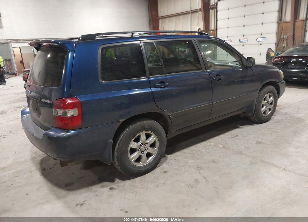 2005 TOYOTA HIGHLANDER V6 VIN: JTEEP21A850085774