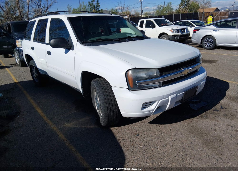 2007 CHEVROLET TRAILBLAZER LS VIN: 1GNDT13SX72241131