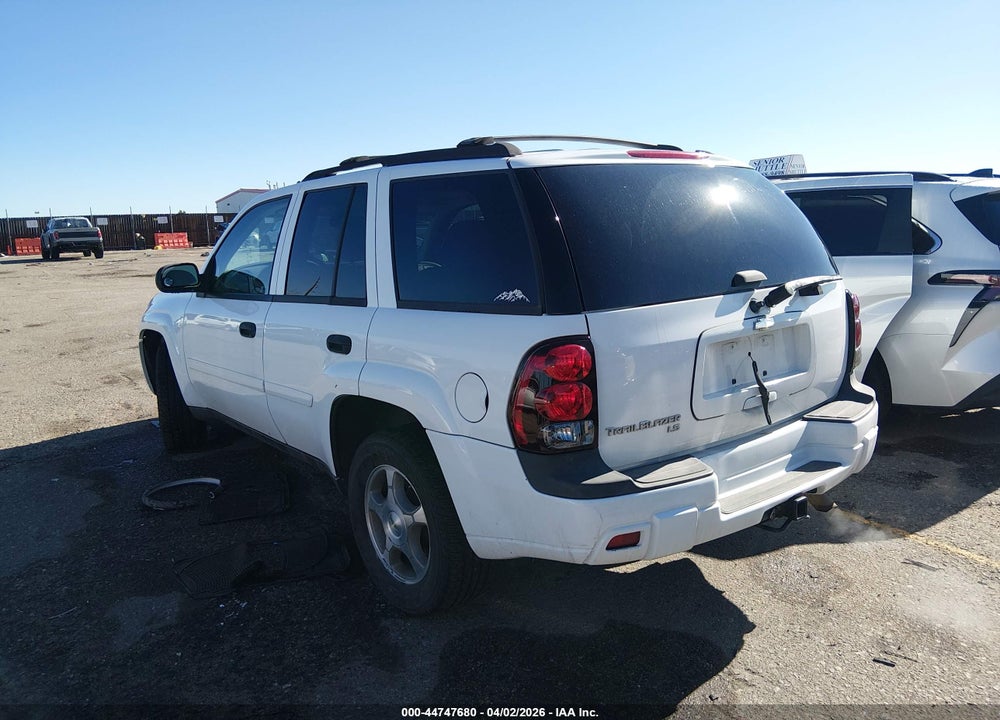 2007 CHEVROLET TRAILBLAZER LS VIN: 1GNDT13SX72241131