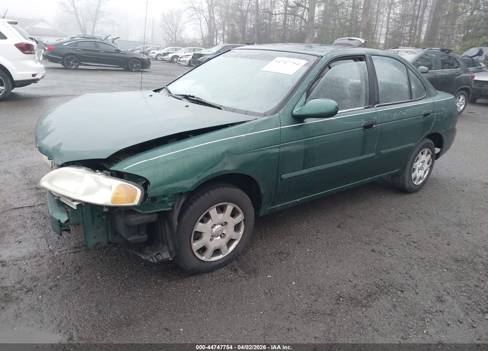 2002 NISSAN SENTRA GXE VIN: 3N1CB51A12L555284