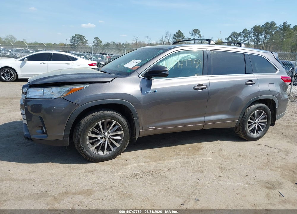 2018 TOYOTA HIGHLANDER HYBRID XLE VIN: 5TDJGRFH3JS039956