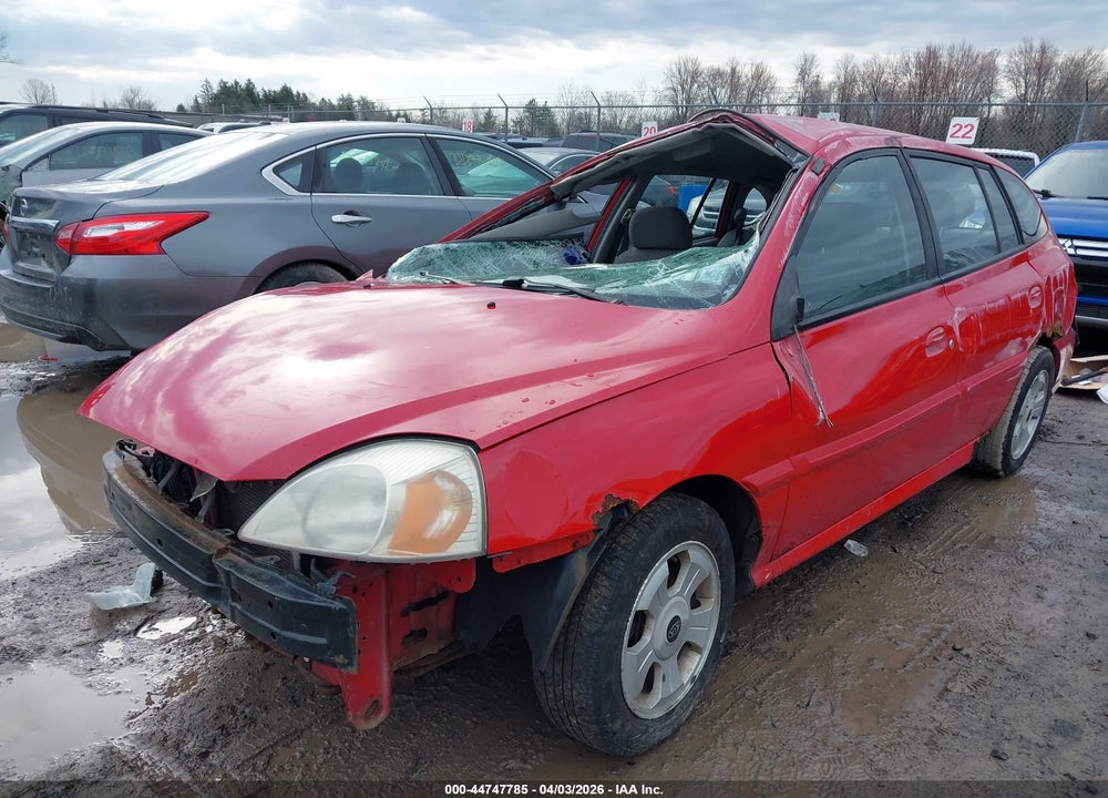 2004 KIA RIO CINCO VIN: KNADC165446202499