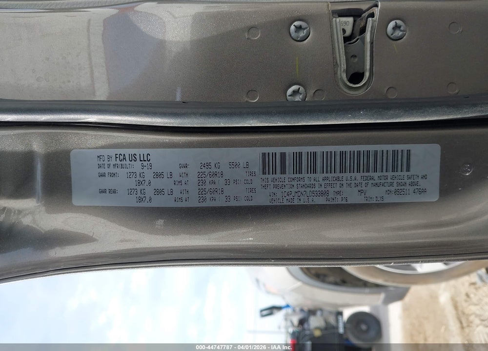 2020 JEEP CHEROKEE LIMITED 4X4 VIN: 1C4PJMDN7LD533808