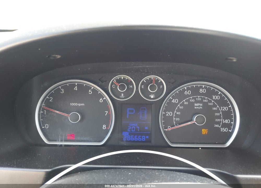 2009 HYUNDAI ELANTRA TOURING VIN: KMHDC86E59U044247