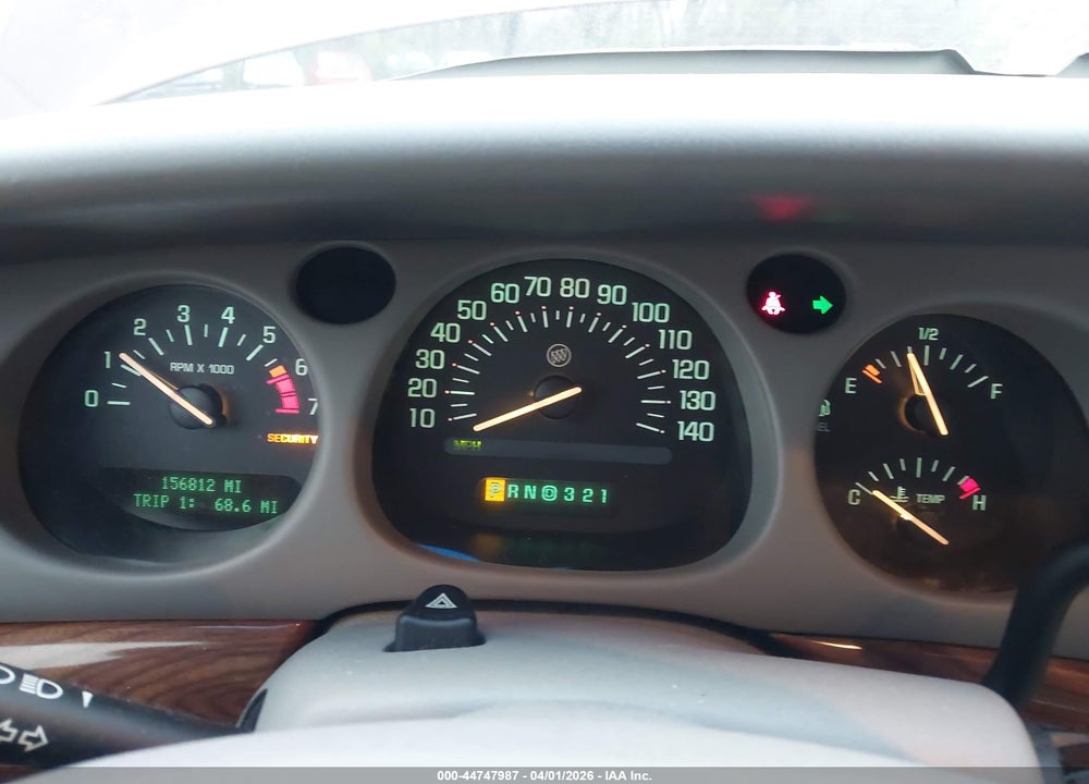 2001 BUICK LESABRE CUSTOM VIN: 1G4HP54K614130541