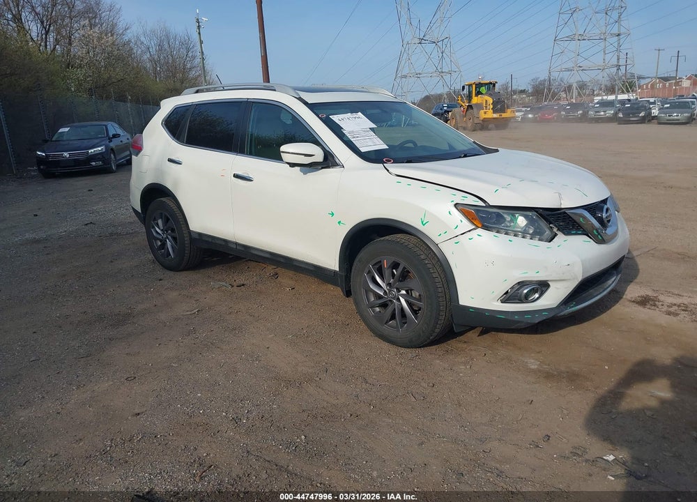 2016 NISSAN ROGUE SL VIN: 5N1AT2MV4GC752849