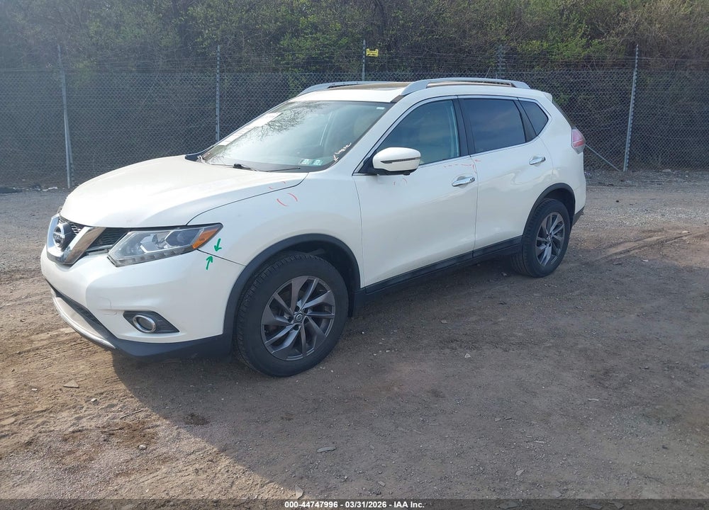 2016 NISSAN ROGUE SL VIN: 5N1AT2MV4GC752849