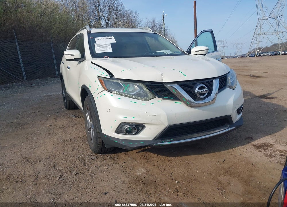2016 NISSAN ROGUE SL VIN: 5N1AT2MV4GC752849
