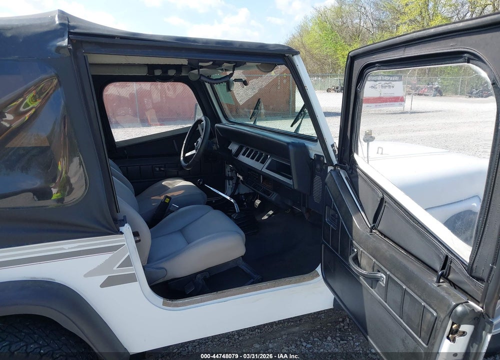 1991 JEEP WRANGLER / YJ S VIN: 2J4FY19P8MJ144778