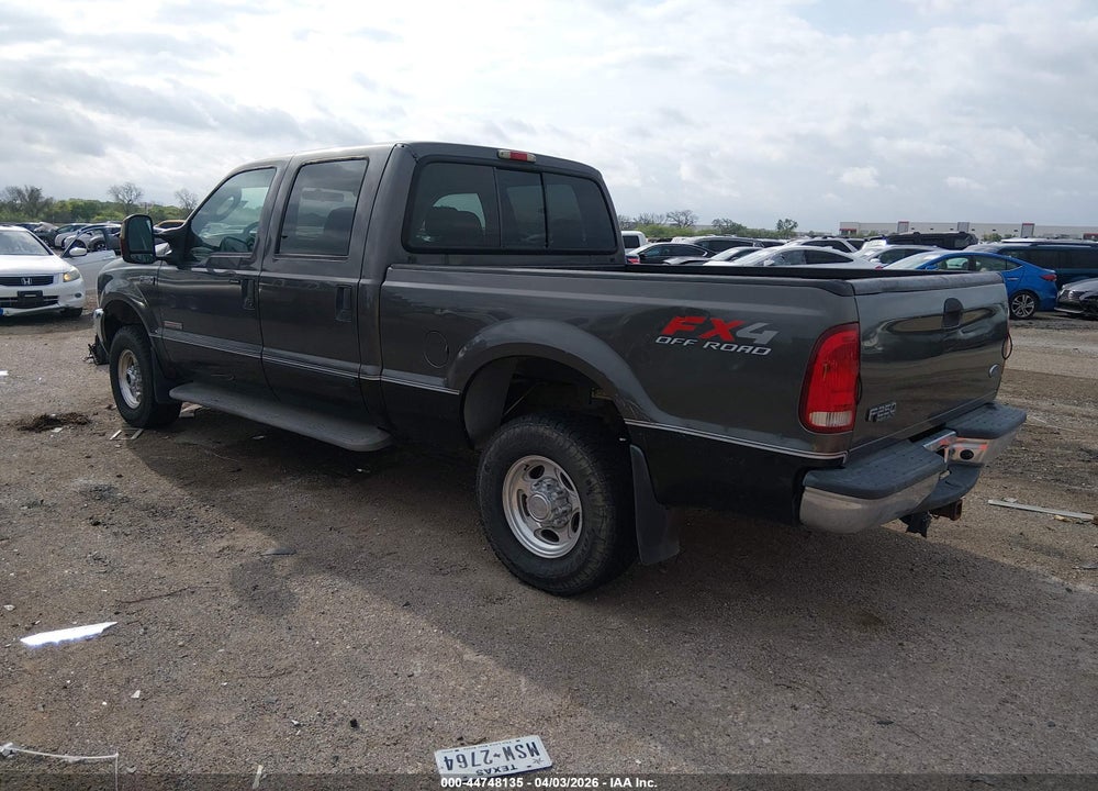 2004 FORD F250 SUPER DUTY VIN: 1FTNW21P84EC33337