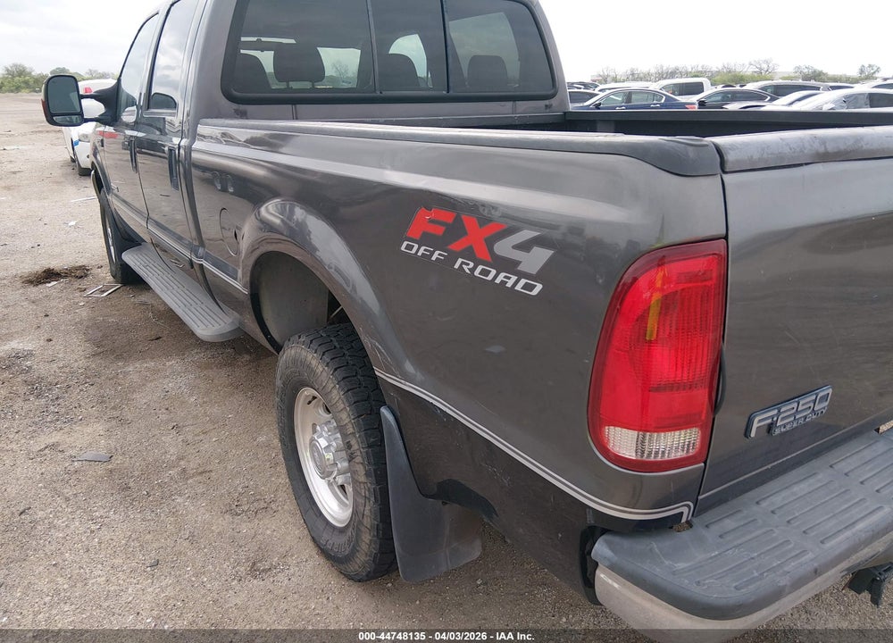 2004 FORD F250 SUPER DUTY VIN: 1FTNW21P84EC33337
