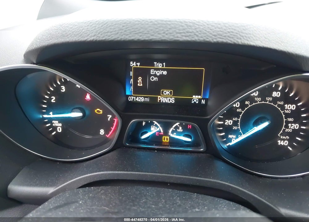 2017 FORD ESCAPE TITANIUM VIN: 1FMCU9J91HUE10275