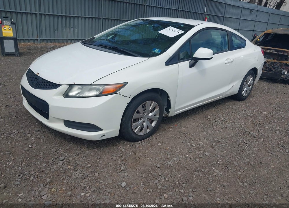 2012 HONDA CIVIC LX VIN: 2HGFG3B58CH552721