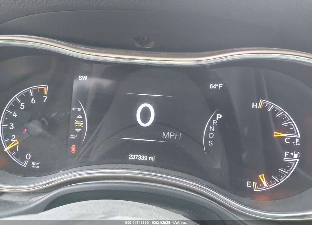 2015 JEEP GRAND CHEROKEE LIMITED VIN: 1C4RJFBG7FC612690
