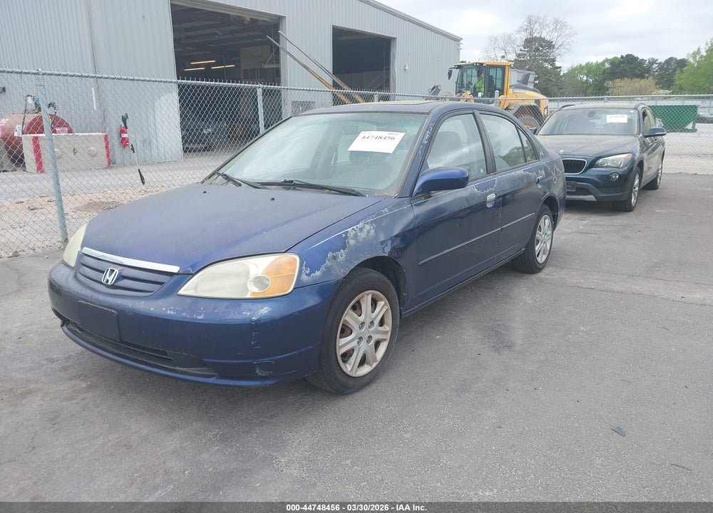 2003 HONDA CIVIC EX VIN: 2HGES26743H621758