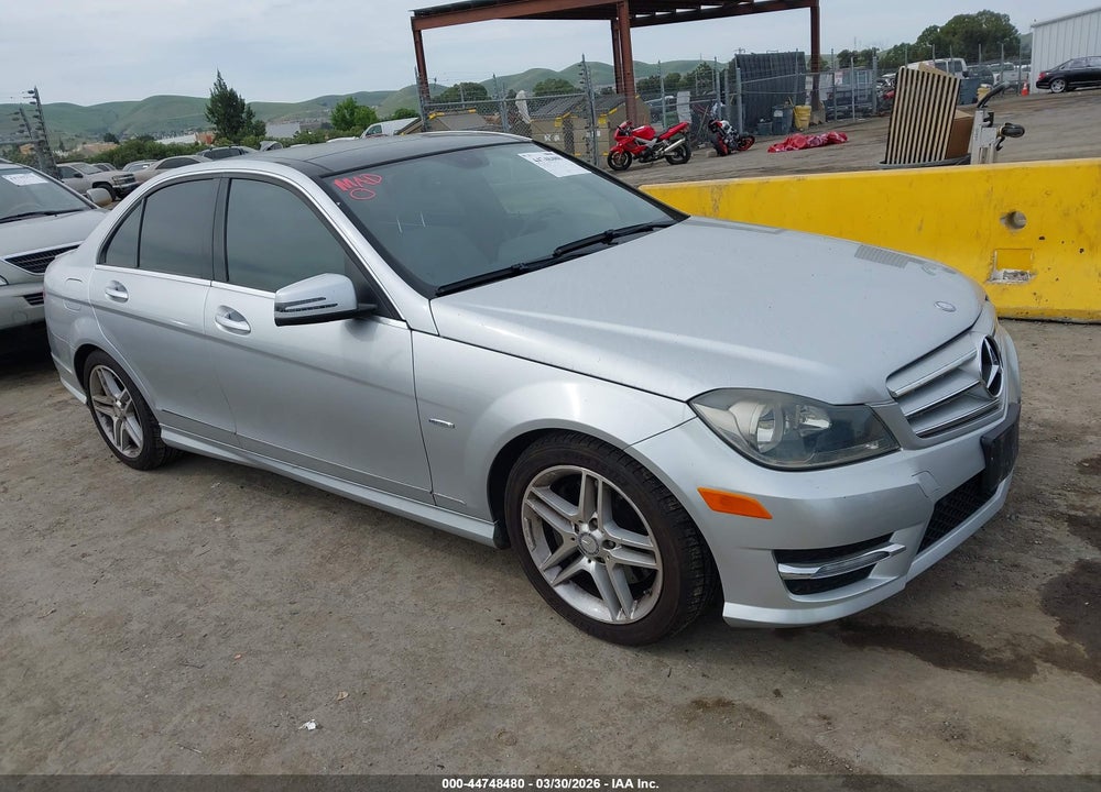 2012 MERCEDES-BENZ C 350 SPORT VIN: WDDGF5HB2CR204790