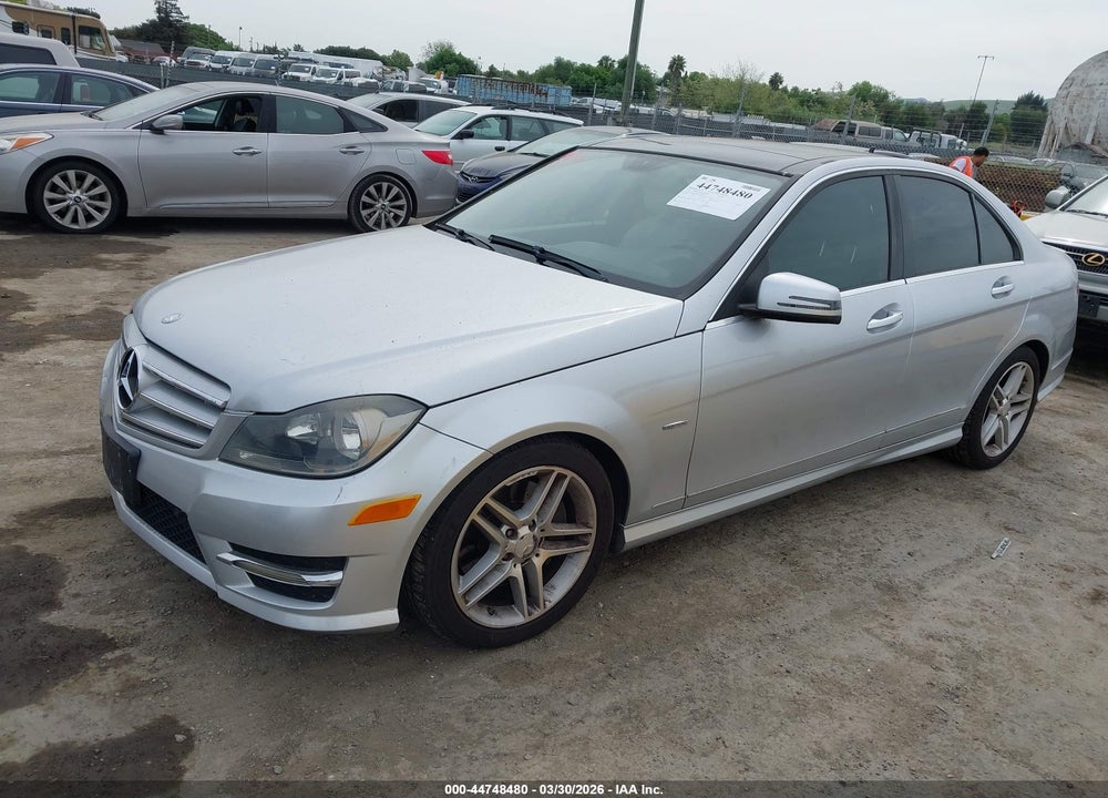 2012 MERCEDES-BENZ C 350 SPORT VIN: WDDGF5HB2CR204790