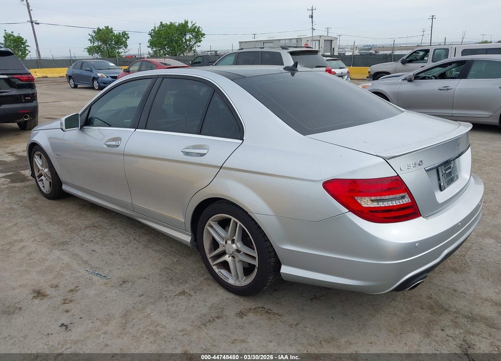 2012 MERCEDES-BENZ C 350 SPORT VIN: WDDGF5HB2CR204790