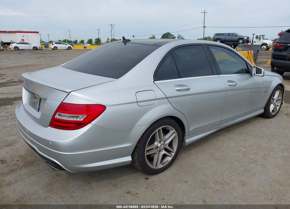2012 MERCEDES-BENZ C 350 SPORT VIN: WDDGF5HB2CR204790