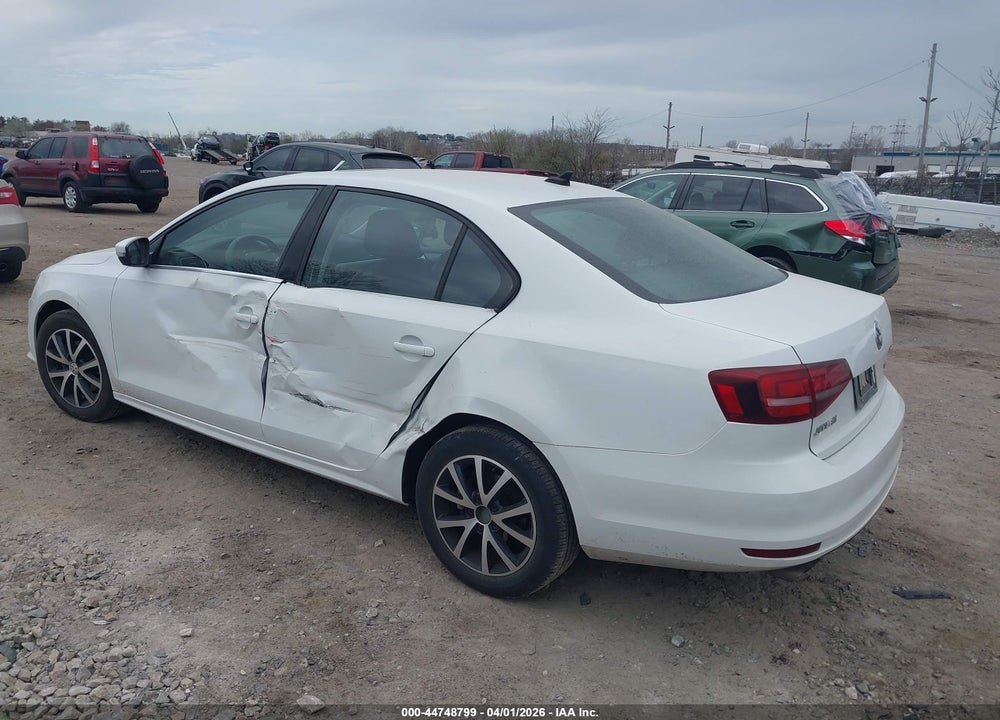 2017 VOLKSWAGEN JETTA 1.4T SE VIN: 3VWDB7AJ5HM400024