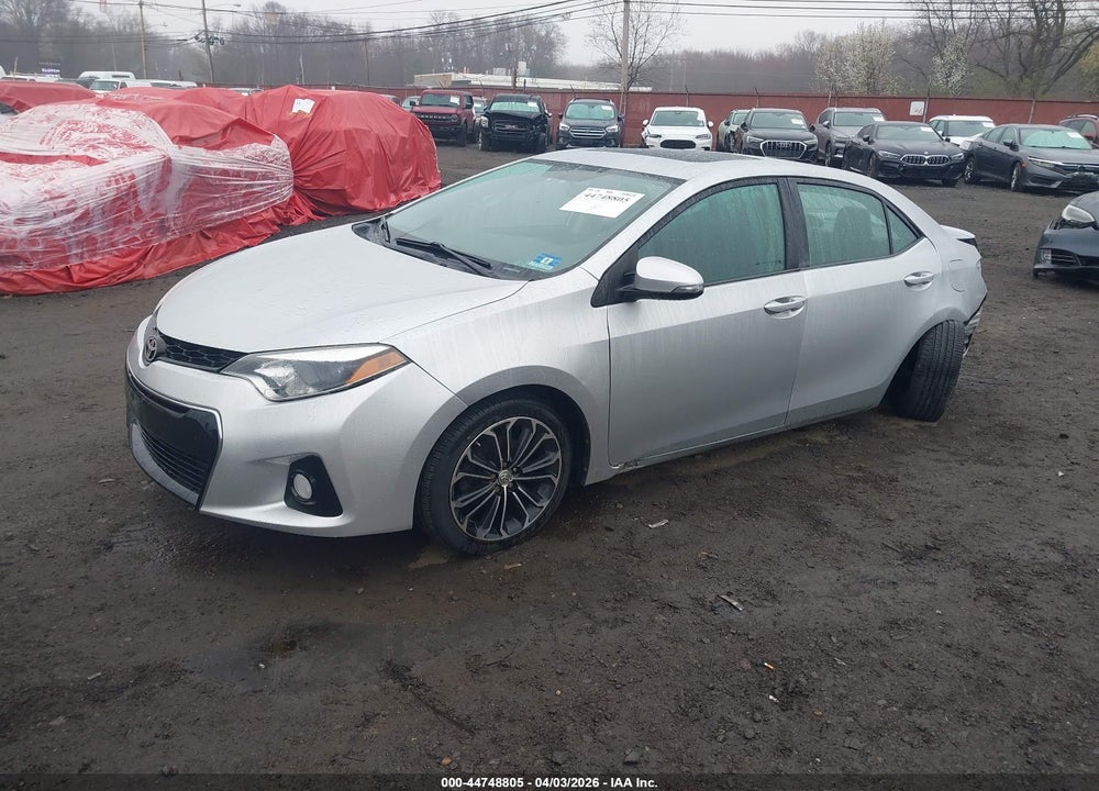 2016 TOYOTA COROLLA S PLUS VIN: 2T1BURHE3GC609181