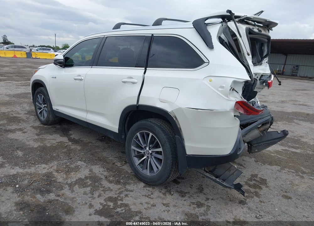 2019 TOYOTA HIGHLANDER HYBRID XLE VIN: 5TDJGRFH4KS075351