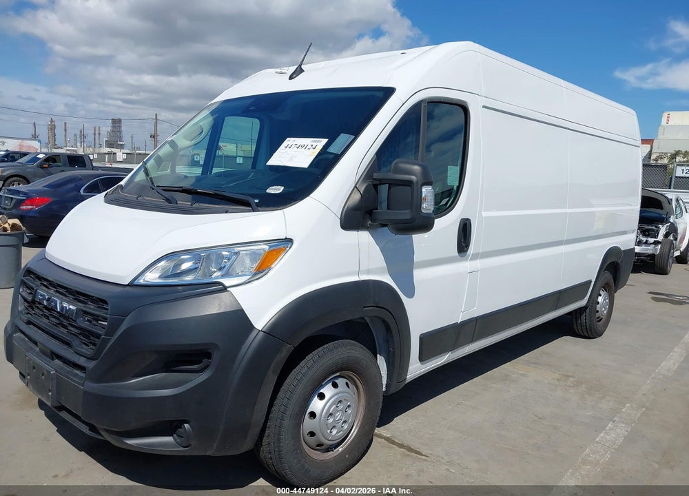 2023 RAM PROMASTER 2500 HIGH ROOF 159 WB VIN: 3C6LRVDG1PE535435