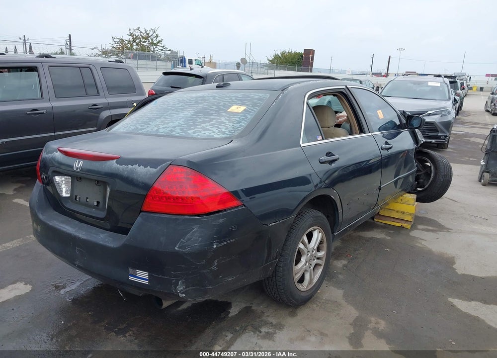 2006 HONDA ACCORD 2.4 EX VIN: 1HGCM56866A044536