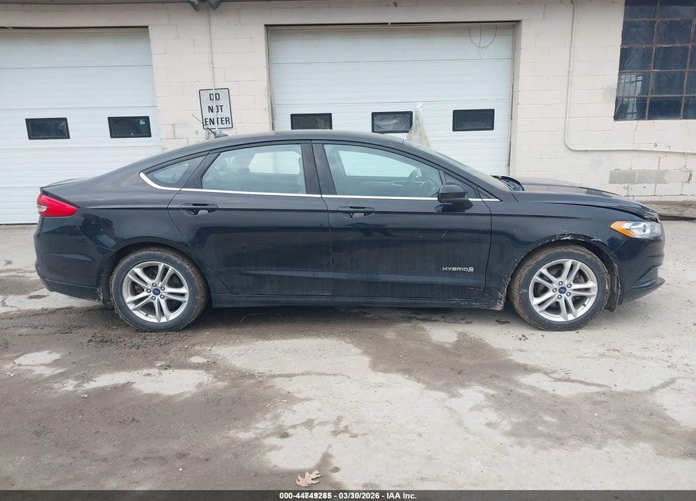 2018 FORD FUSION HYBRID S VIN: 3FA6P0UU9JR243560