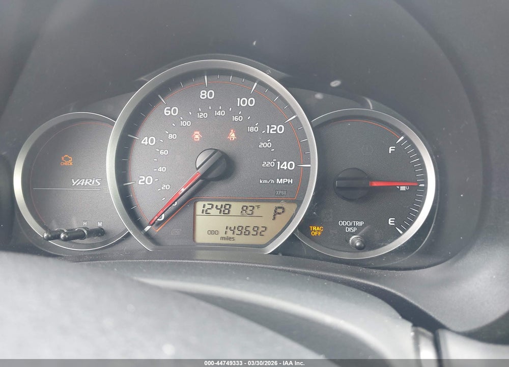 2012 TOYOTA YARIS L VIN: JTDKTUD31CD535489