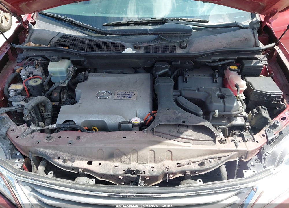 2010 LEXUS RX 450H VIN: JTJBC1BA3A2026364