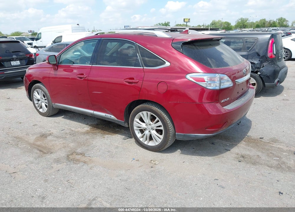 2010 LEXUS RX 450H VIN: JTJBC1BA3A2026364