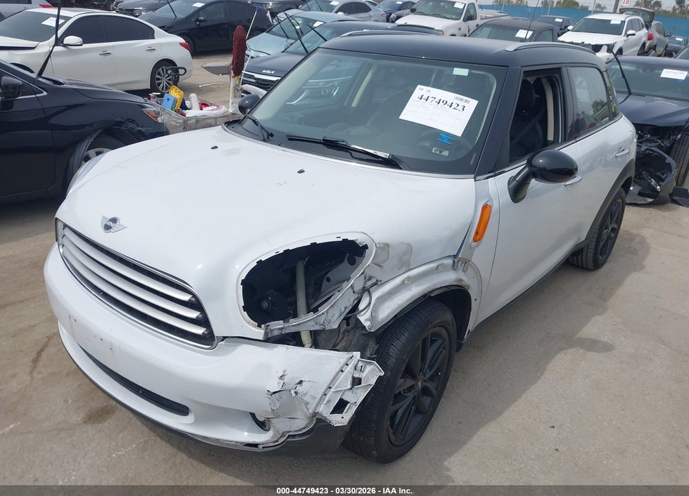2012 MINI COOPER COUNTRYMAN VIN: WMWZB3C57CWM29838