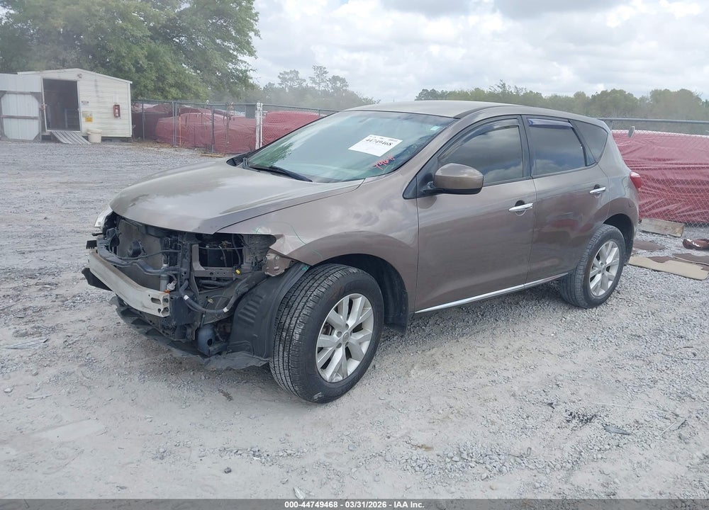 2014 NISSAN MURANO S VIN: JN8AZ1MU8EW420952