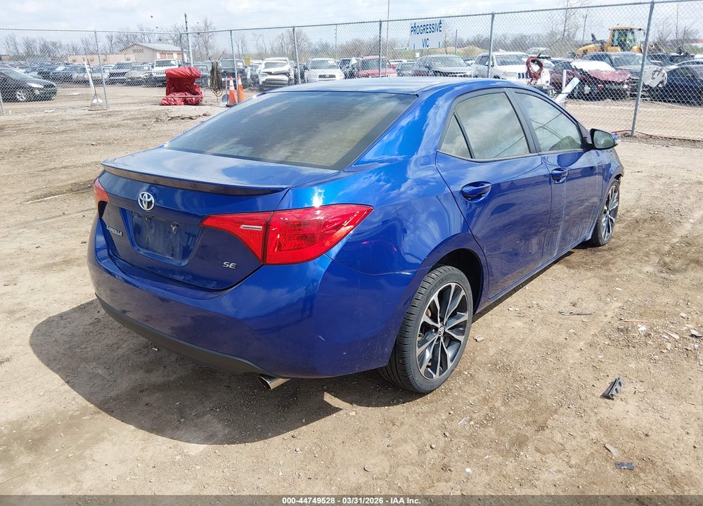 2018 TOYOTA COROLLA SE VIN: 2T1BURHE8JC038696