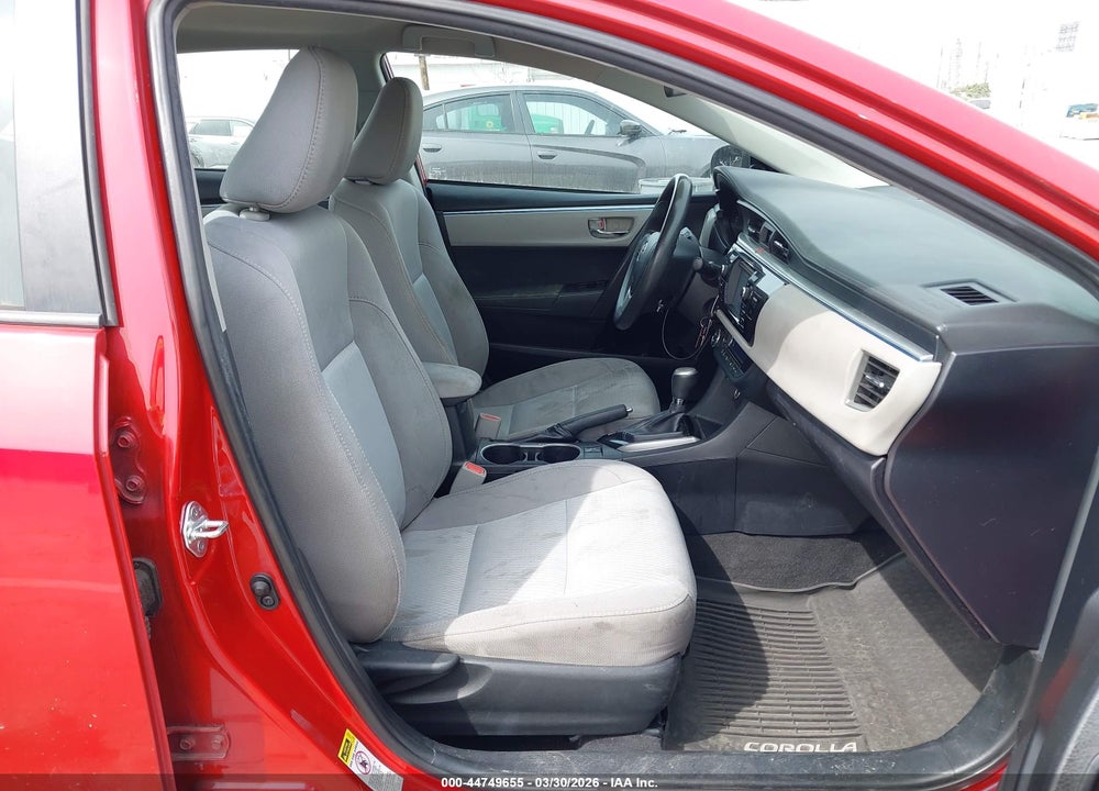 2016 TOYOTA COROLLA LE VIN: 2T1BURHE1GC665197