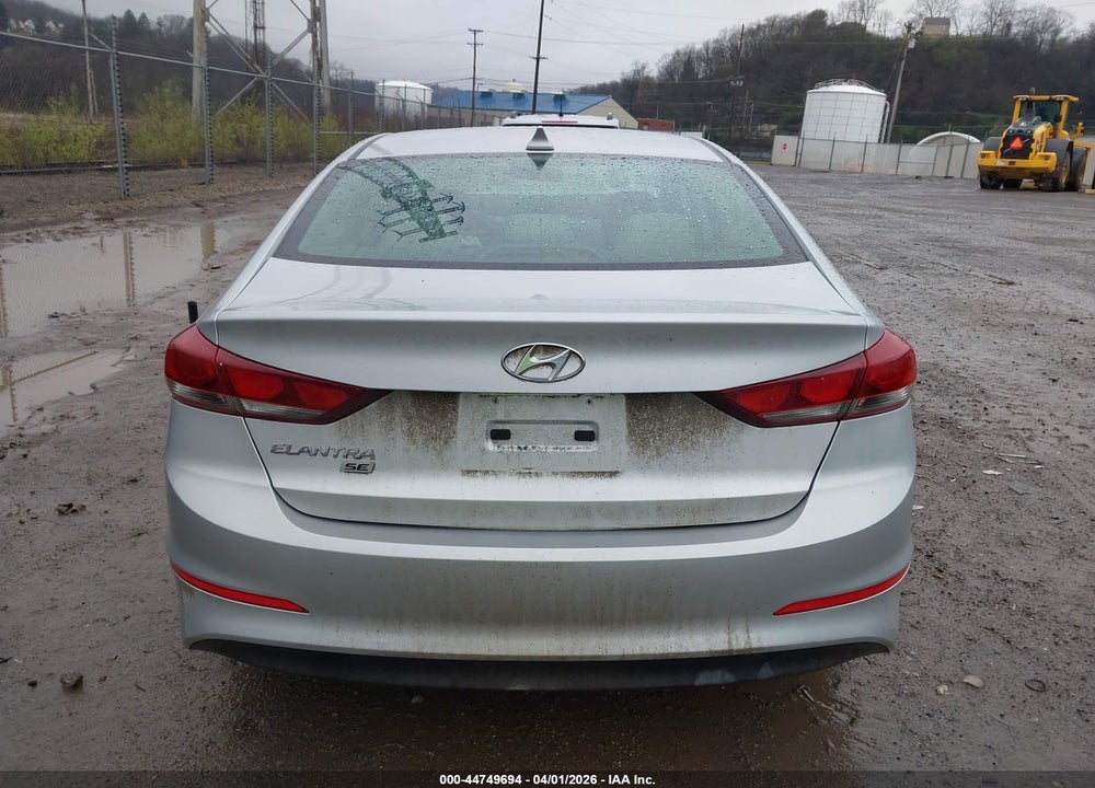 2017 HYUNDAI ELANTRA SE VIN: KMHD74LF1HU394869