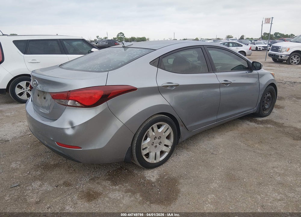 2016 HYUNDAI ELANTRA SE VIN: 5NPDH4AE0GH784186