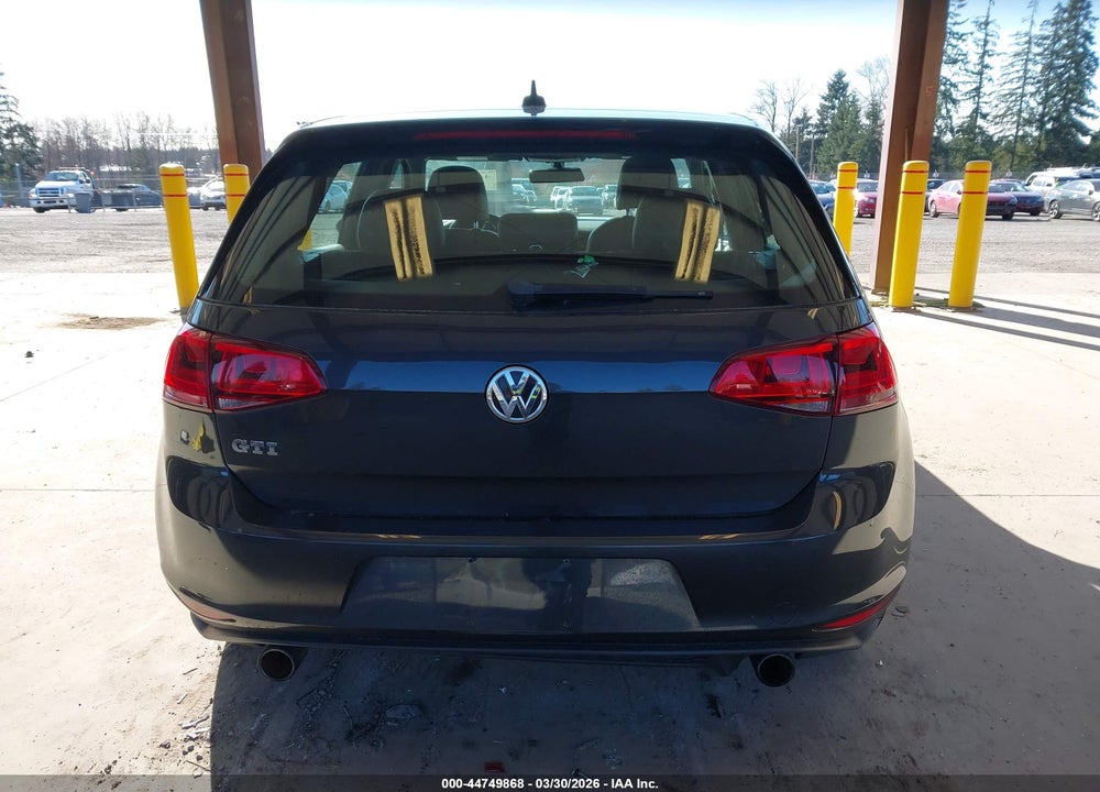 2015 VOLKSWAGEN GOLF GTI 2.0T AUTOBAHN 4-DOOR VIN: 3VW4T7AU3FM030793
