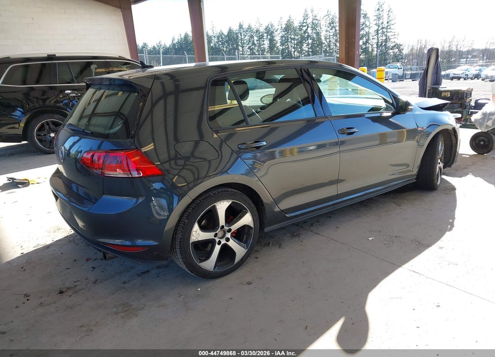 2015 VOLKSWAGEN GOLF GTI 2.0T AUTOBAHN 4-DOOR VIN: 3VW4T7AU3FM030793