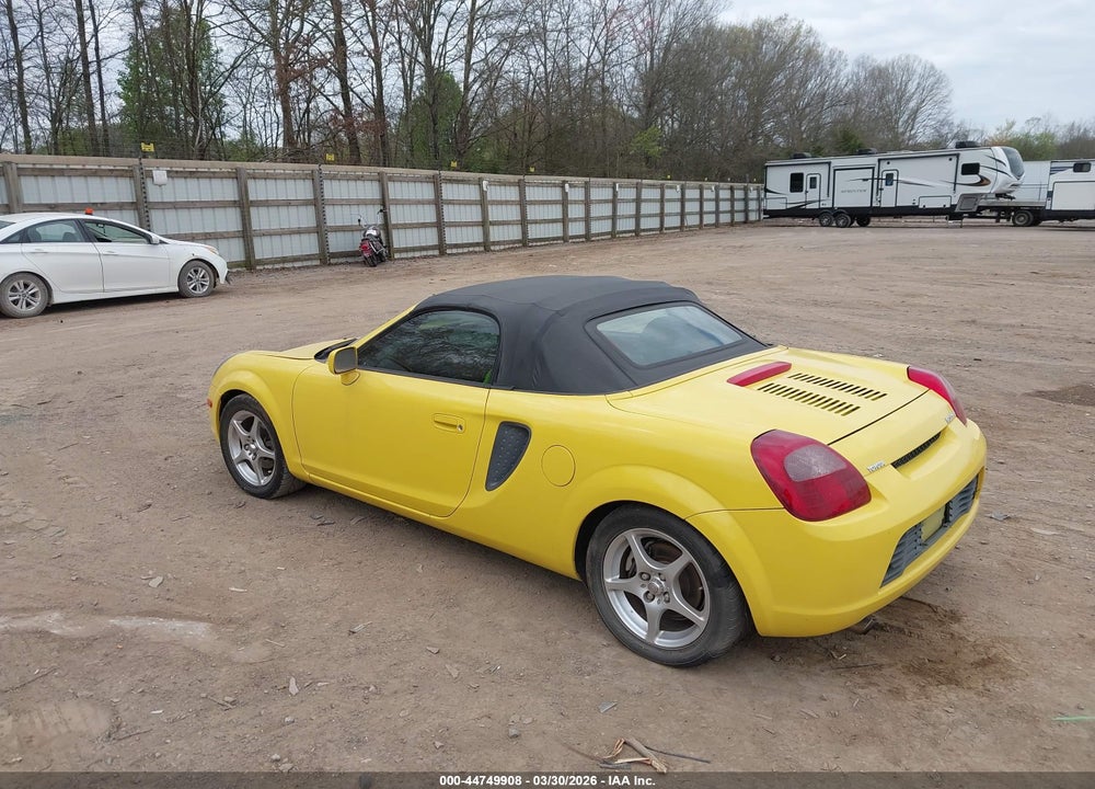 2002 TOYOTA MR2 SPYDER VIN: JTDFR320920044502