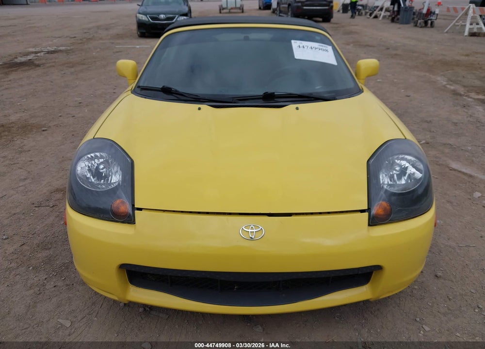2002 TOYOTA MR2 SPYDER VIN: JTDFR320920044502